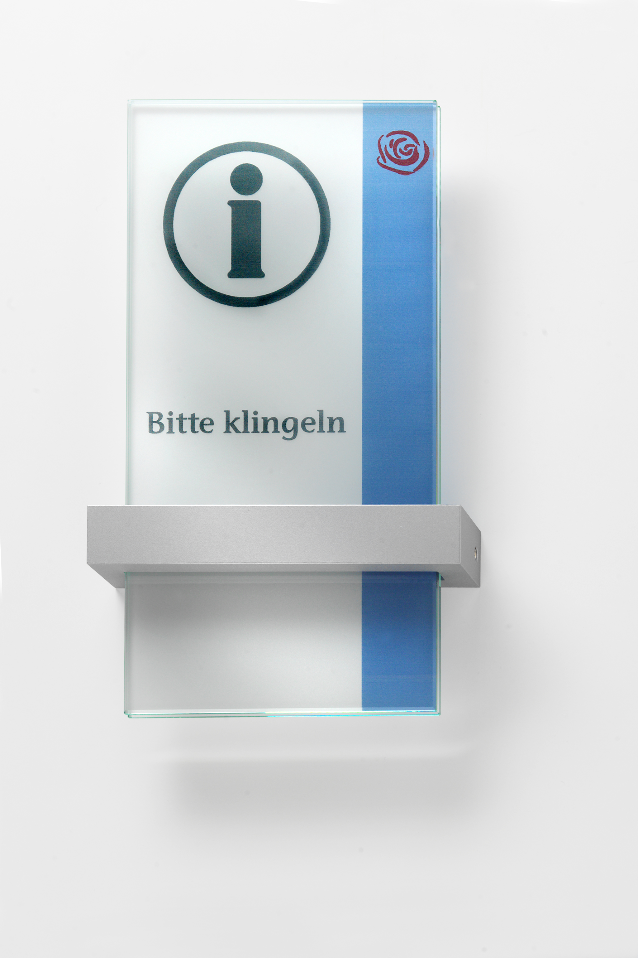 Glas-Türschild VISIGN - 106 x 211 mm (BxH)