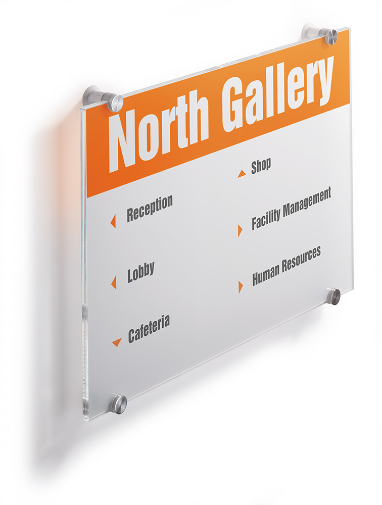 Türschild Crystal-Sign Durable - 420 x 297 mm, DIN A3