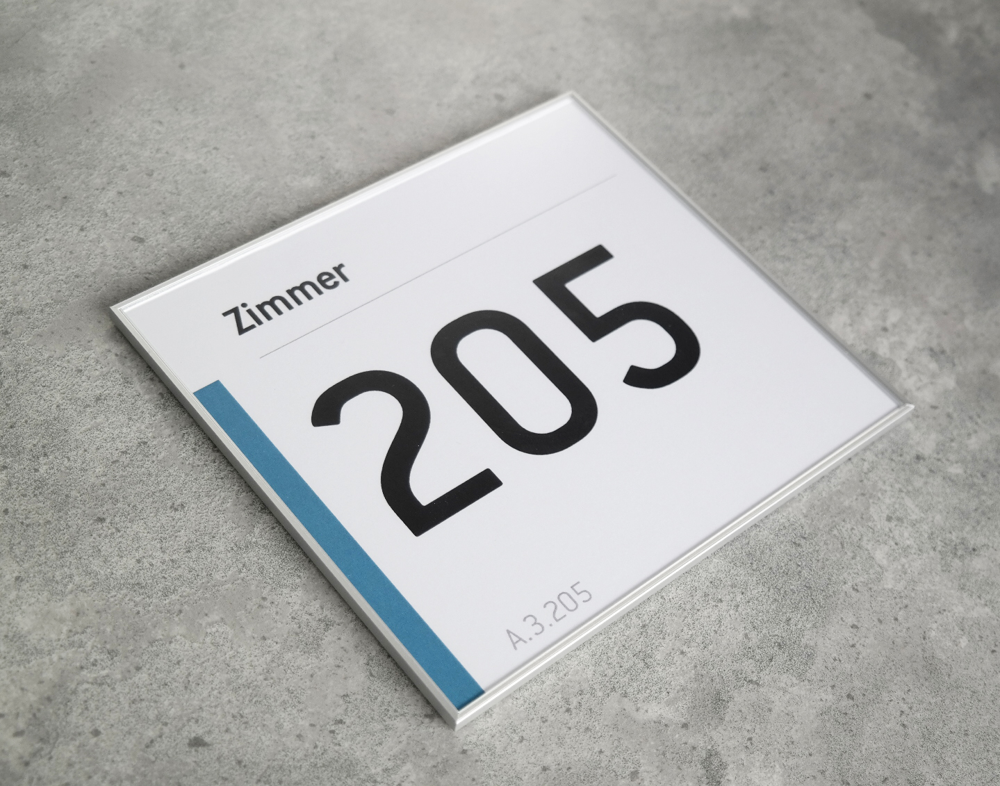 Türschild FORMO.einschub - 151,5 x 108 mm (BxH) A6 quer