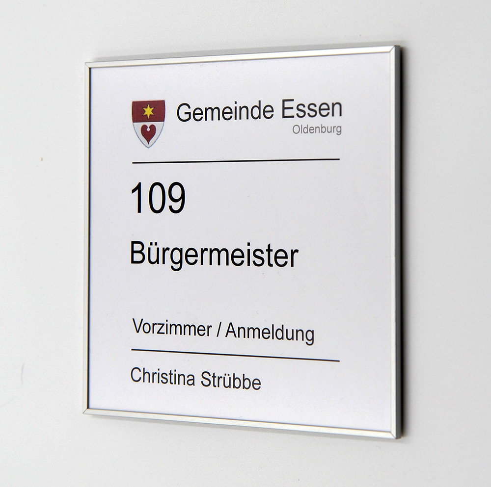 Türschild FORMO.einschub-light - 213 x 151,5 mm (BxH) A5 quer
