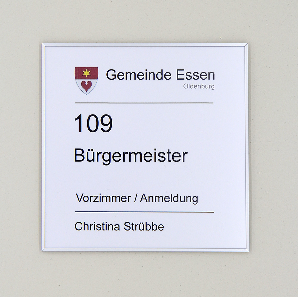Türschild FORMO.einschub-light - 213 x 151,5 mm (BxH) A5 quer