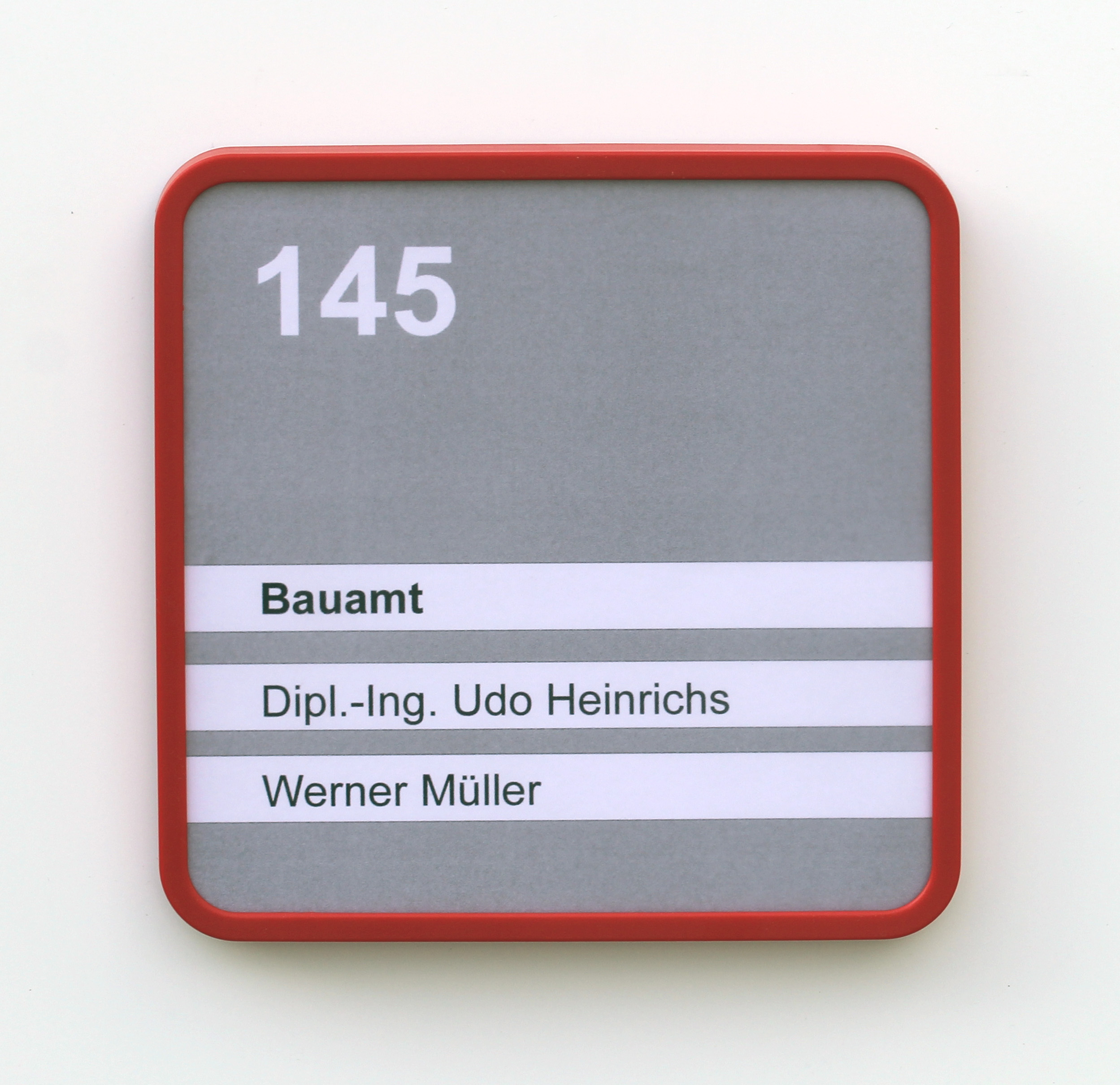 Türschild MAXI - 153 x 153 mm