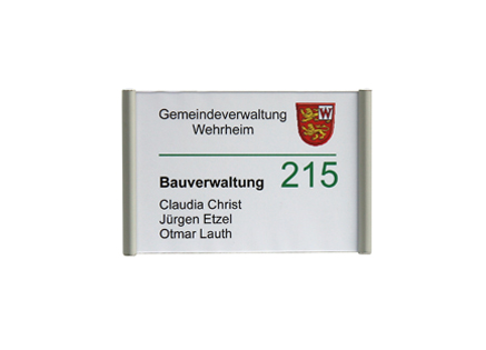 Türschild PLANO - 162 x 105 mm (BxH) A6 quer