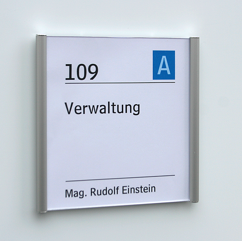 Türschild PLANO - 162 x 148,5 mm