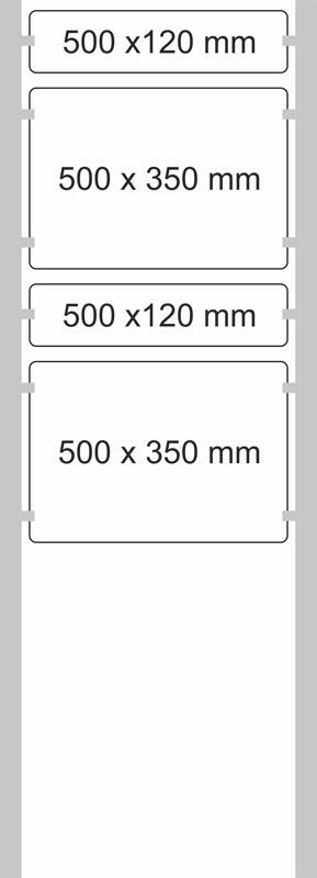 Edelstahl-Schildständer - Typ HGH-PWS-5035