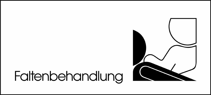 Typ Beta 300 x 135 mm - Faltenbehandlung
