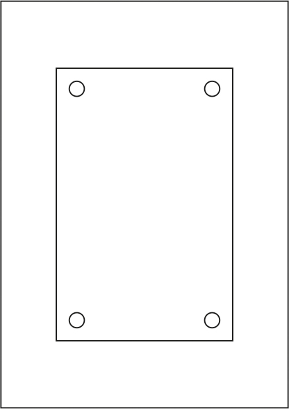 Laserdruck-Folien klar - KRISTALLUM-R + INOFIX-Q - 200 x 130 mm 4-Loch