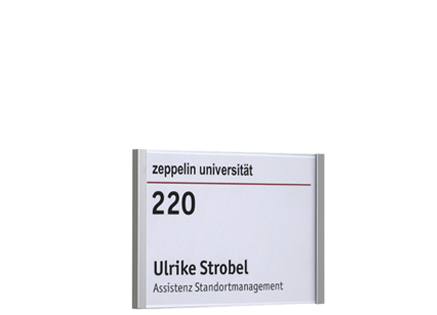 Türschild KRISTALLINO.s-Acryl - 155 x 105 mm (BxH) A6 quer