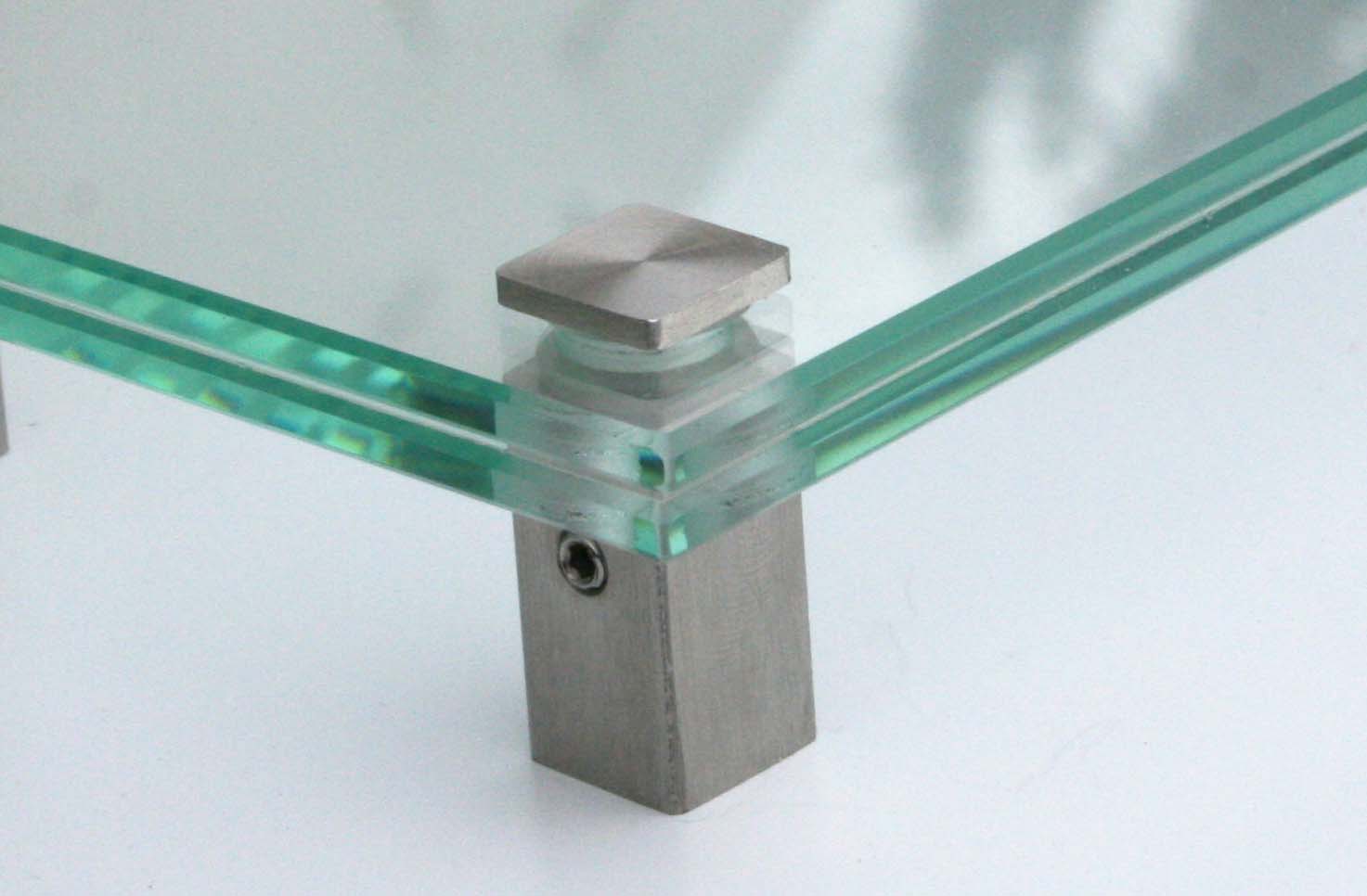 Glas-Türschild INOFIX-Q - 210 x 297 mm A4 (hoch oder quer)