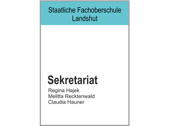 Türschild ClickFix - 152 x 212 mm A5 (hoch oder quer)