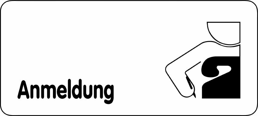 Typ Delta 300 x 135 mm - Anmeldung