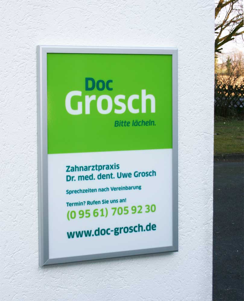 LED-beleuchtetes Schild - 50 x 70 cm