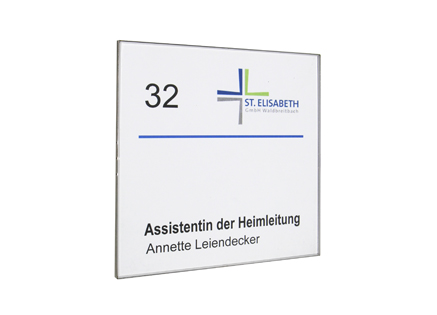 Türschild ClickFix - 152 x 152 mm