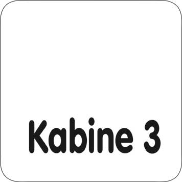 Typ Delta 125x125 mm - Kabine 3