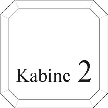 Typ Epsilon 125 x 125 mm - Kabine 2