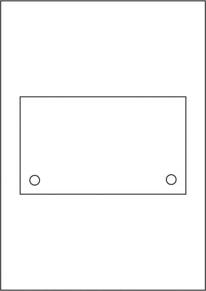 Laserdruck-Folien klar - KRISTALLUM-R + INOFIX-Q - 170 x 100 mm 2-Loch