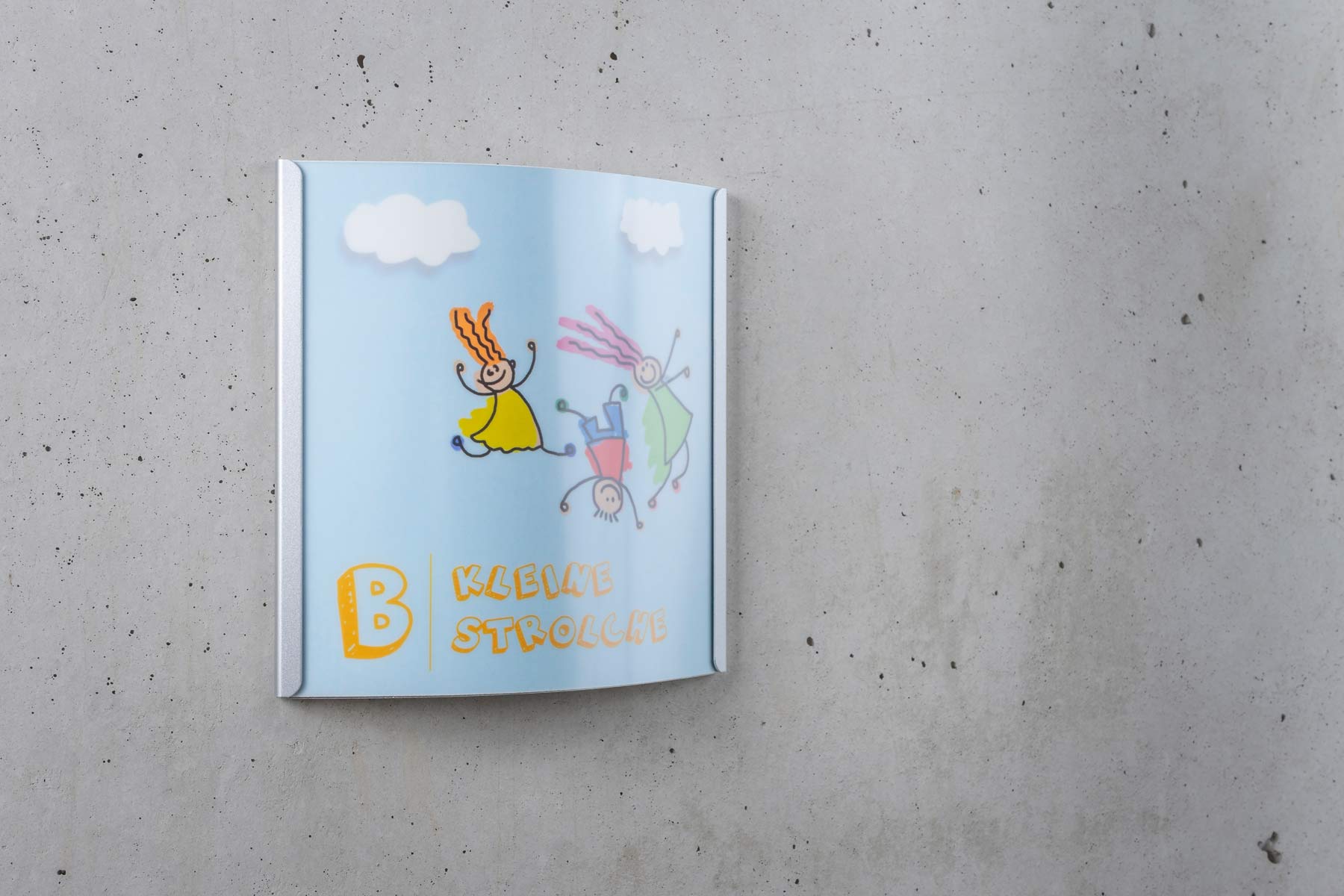 Türschild ALU.konvex - 141 x 75 mm