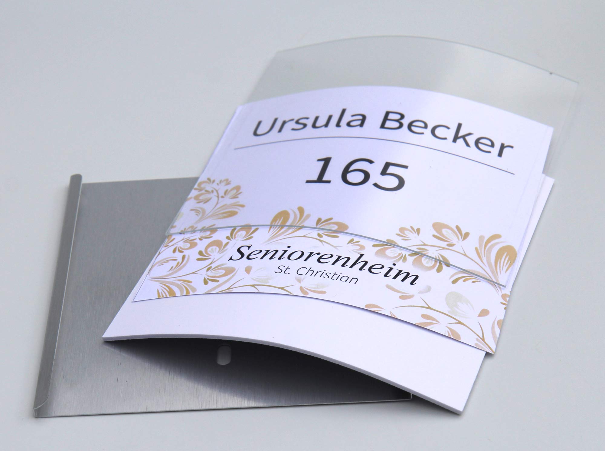 Türschild ALU.konvex - 141 x 75 mm
