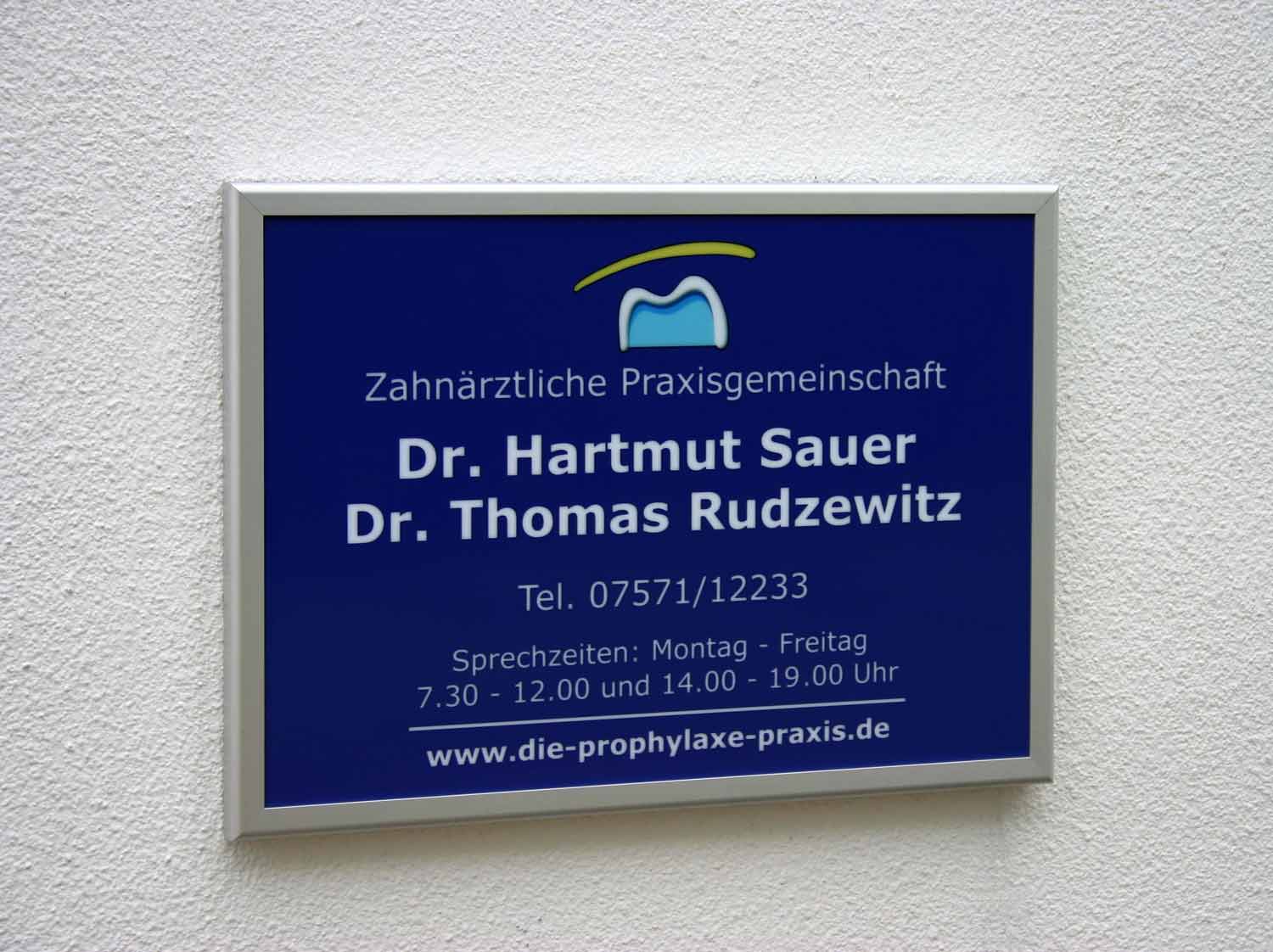 LED-beleuchtetes Schild - 70 x 50 cm