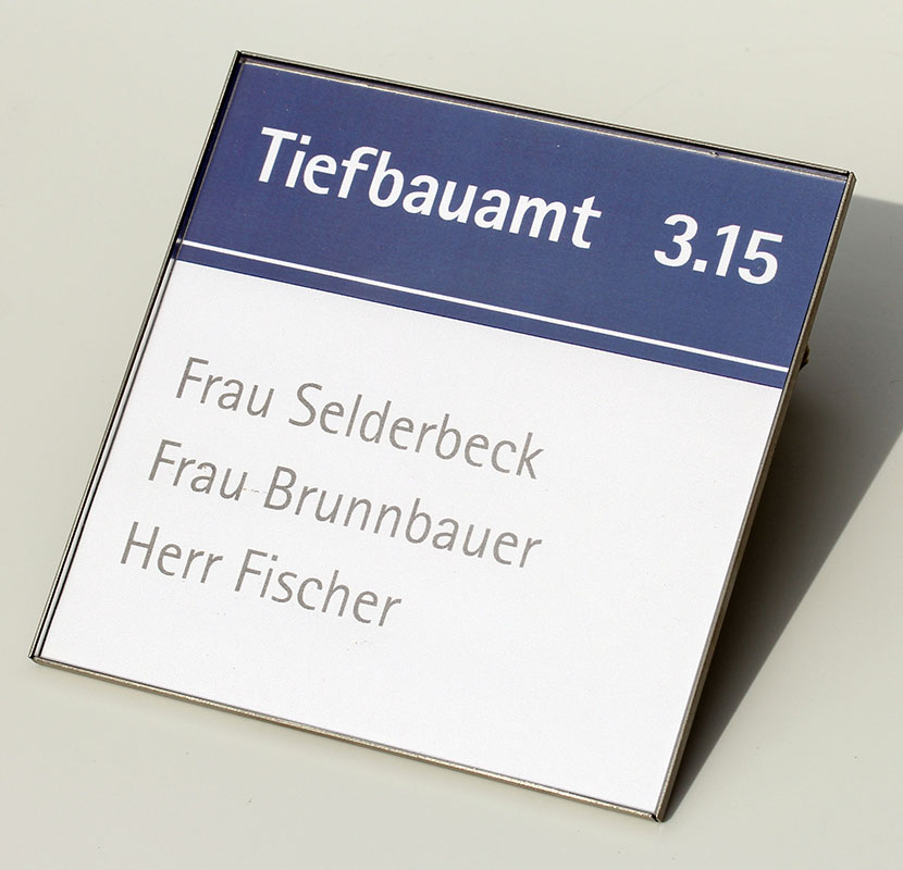 Türschild RIO - 149,5 x 107 mm A6 (hoch oder quer)