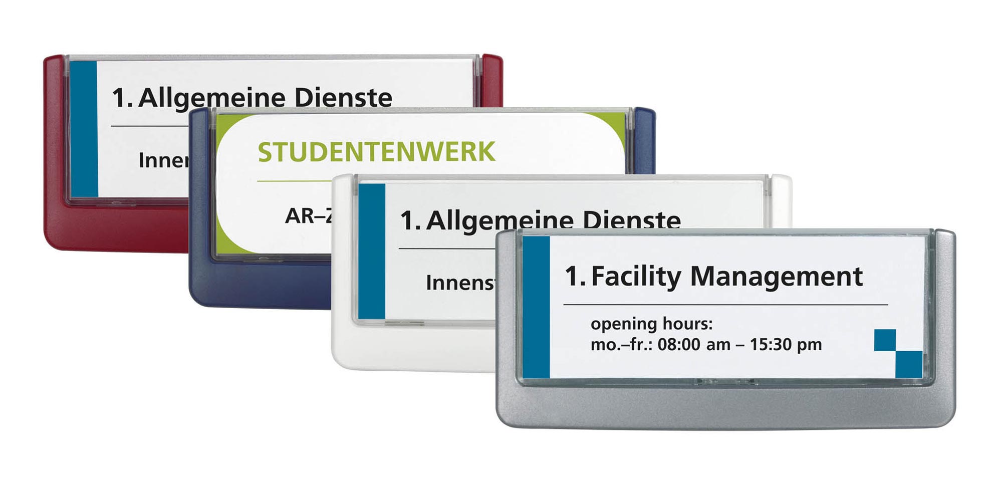 Türschild Click-Sign Durable - 149 x 52,5 mm