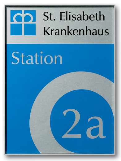 Türschild Unitex-L - 213 x 300 mm A4 (hoch oder quer)
