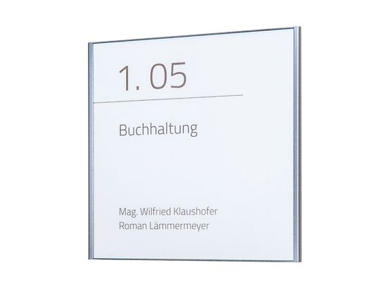 Türschild ALU.b1-farbig