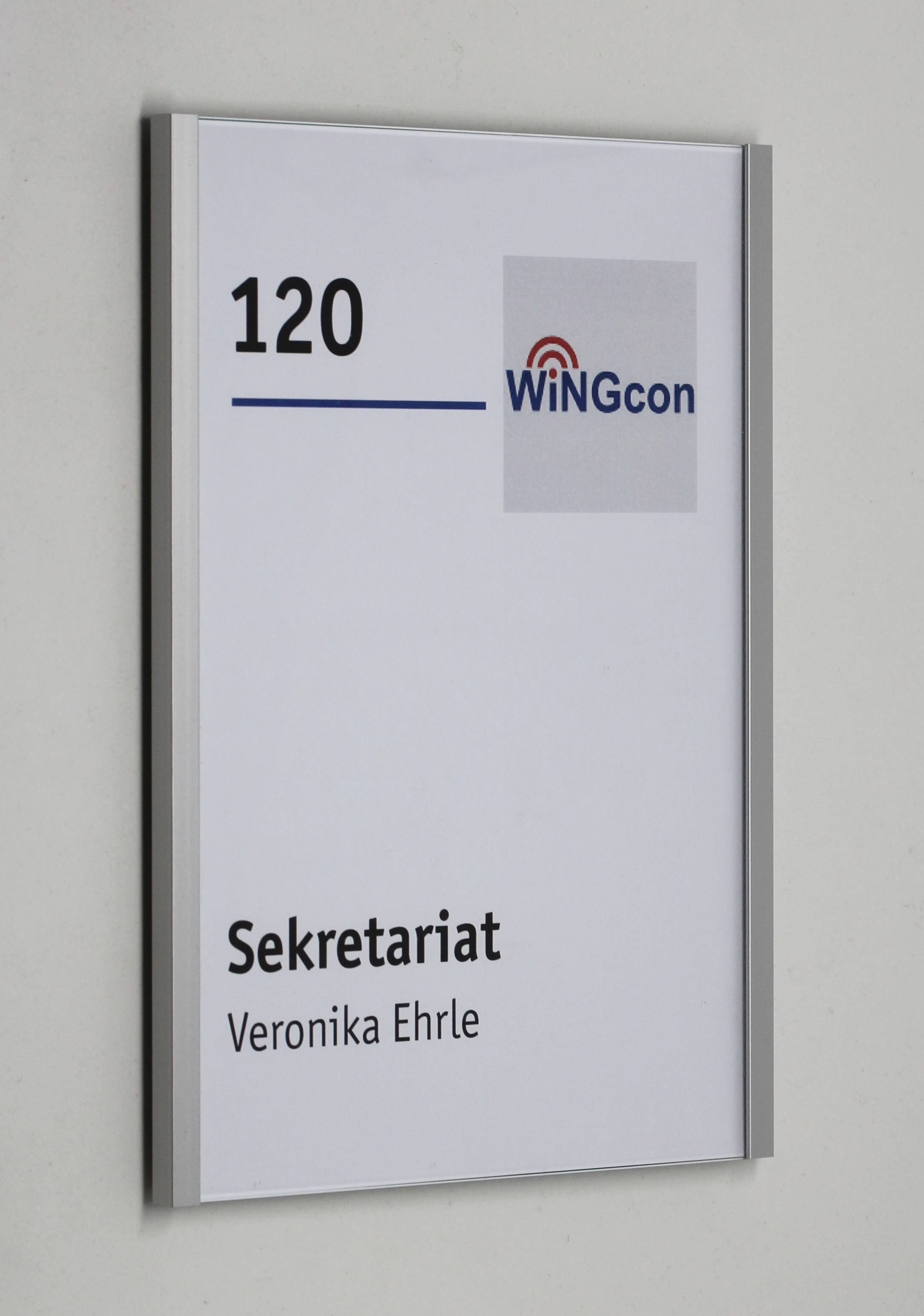Türschild KRISTALLINO.s-Acryl - 155 x 210 mm (BxH) A5 hoch