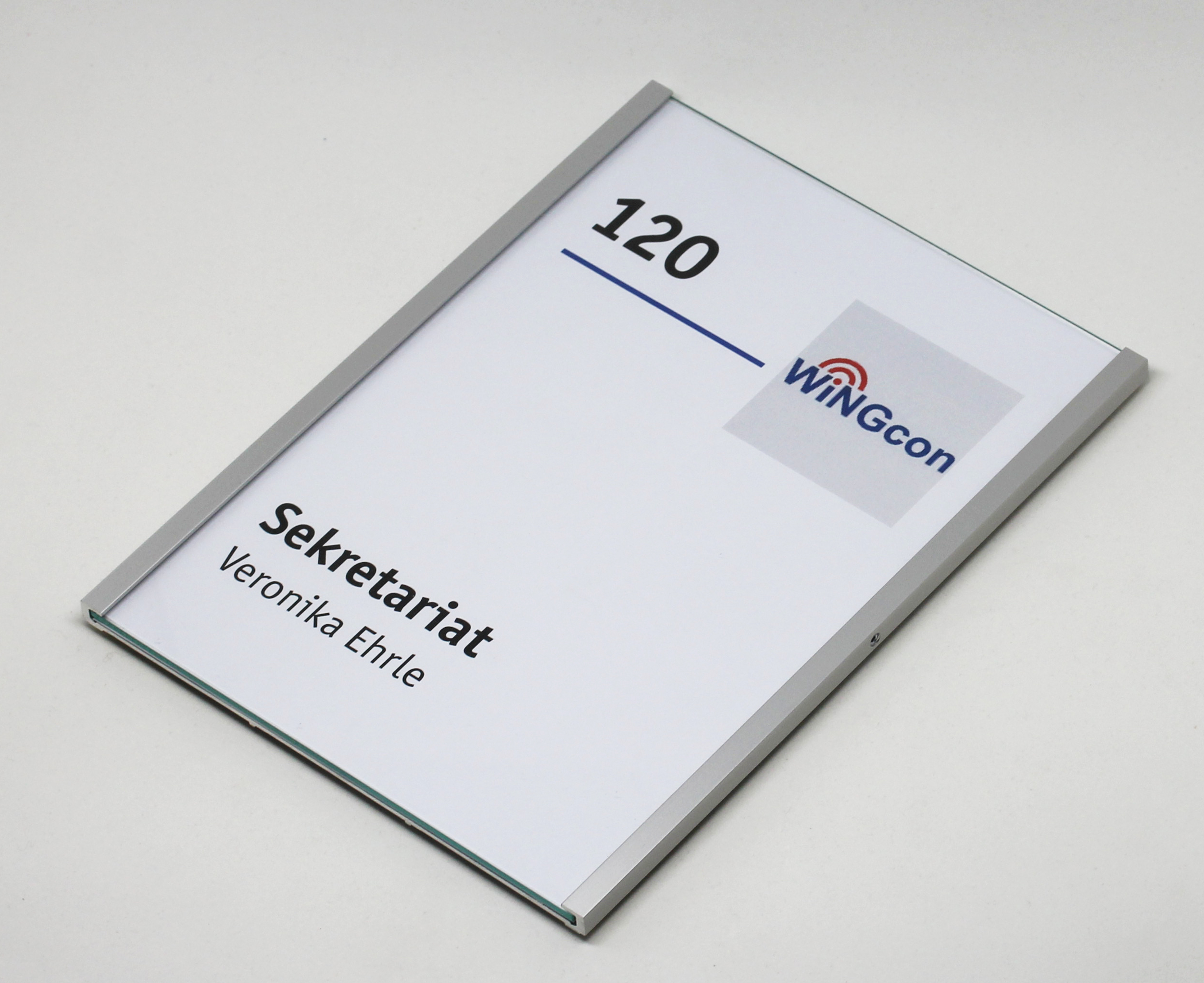Türschild KRISTALLINO.s-Acryl - 155 x 210 mm (BxH) A5 hoch
