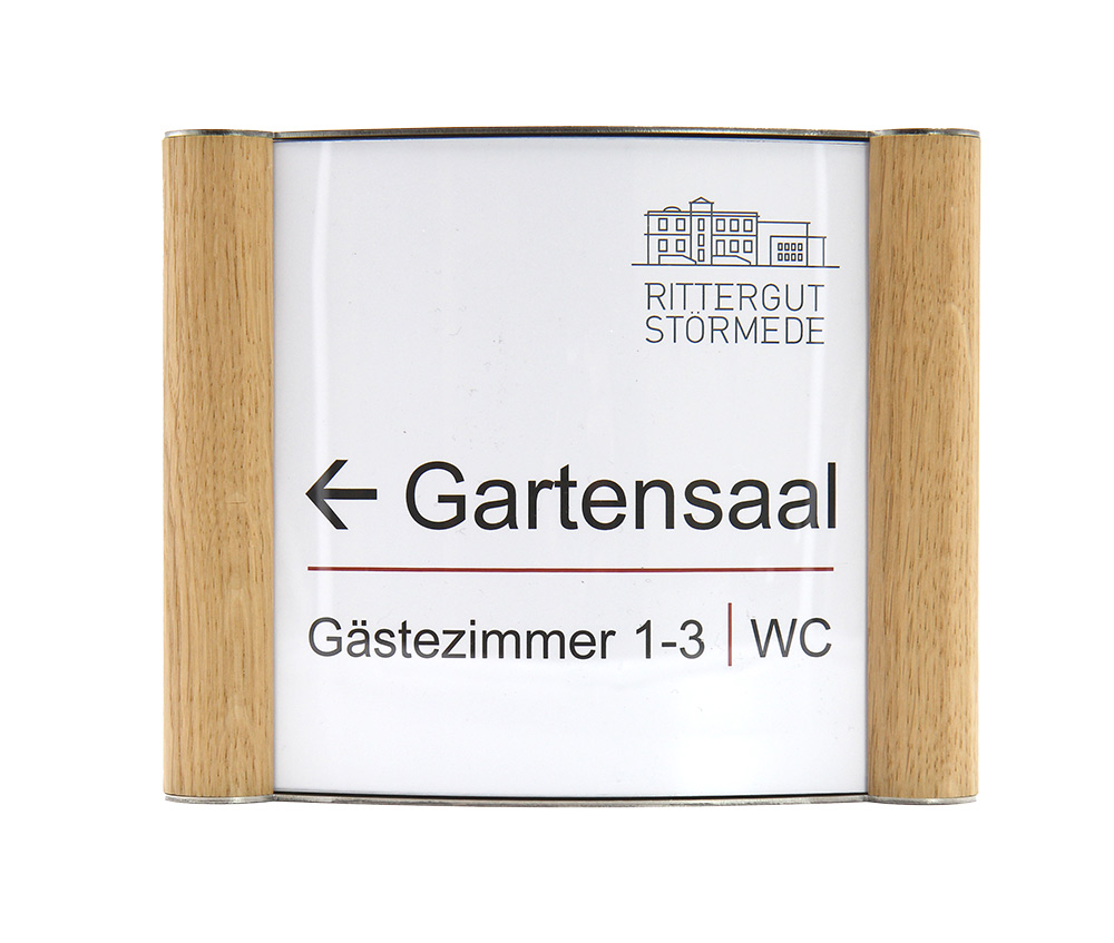 Türschild Westerwald-Eiche - 190 x 150 mm (BxH)
