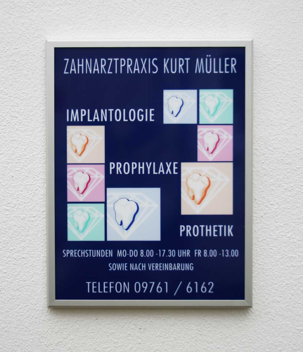 LED-beleuchtetes Schild - 60 x 78 cm