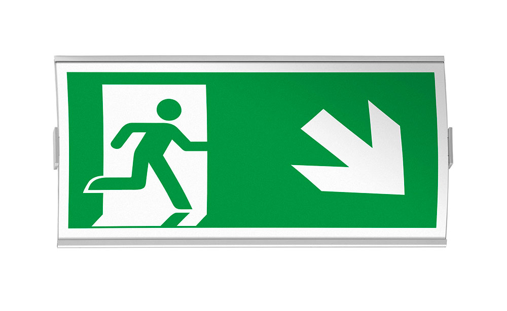 Türschild / Fluchtwegweiser FRANKFURT - 297 x 155 mm (BxH)