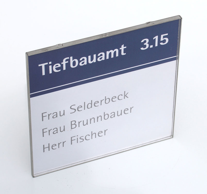 Türschild RIO - 149,5 x 107 mm A6 (hoch oder quer)