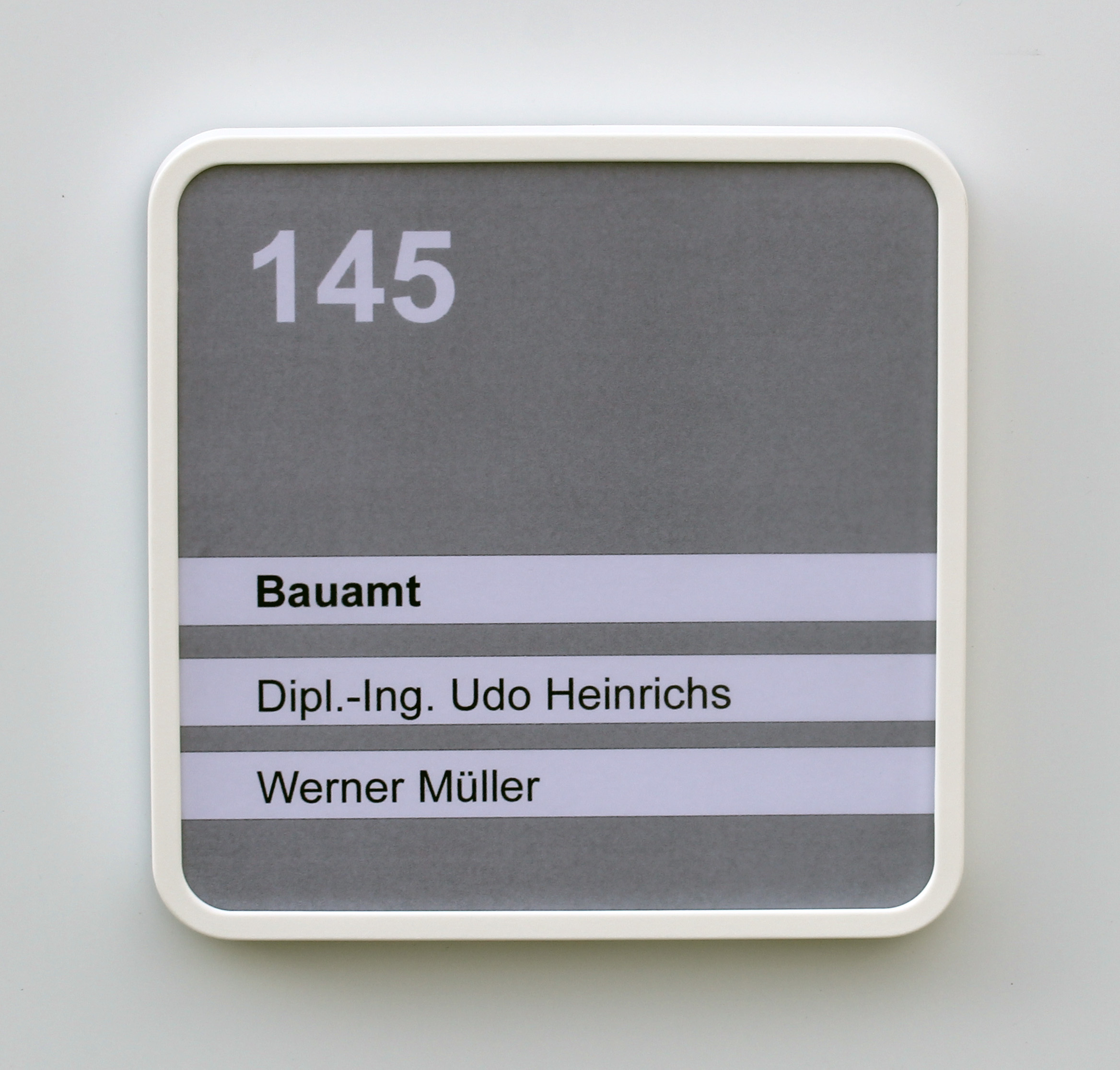 Türschild MAXI - 153 x 153 mm