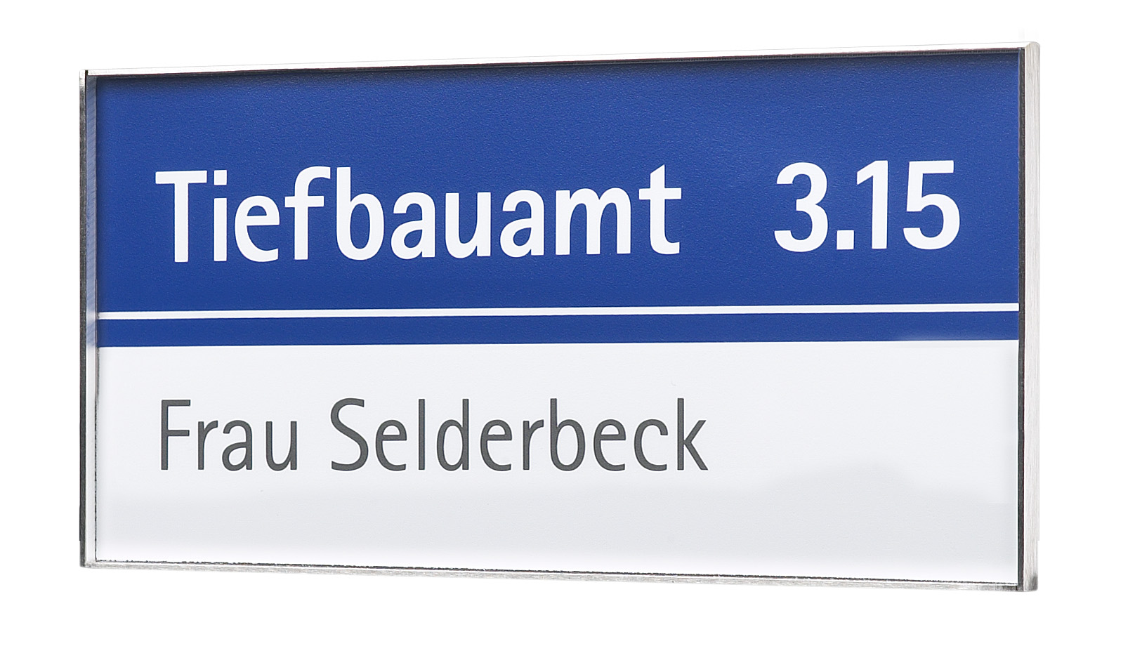 Türschild RIO - 149,5 x 74,5 mm (hoch oder quer)