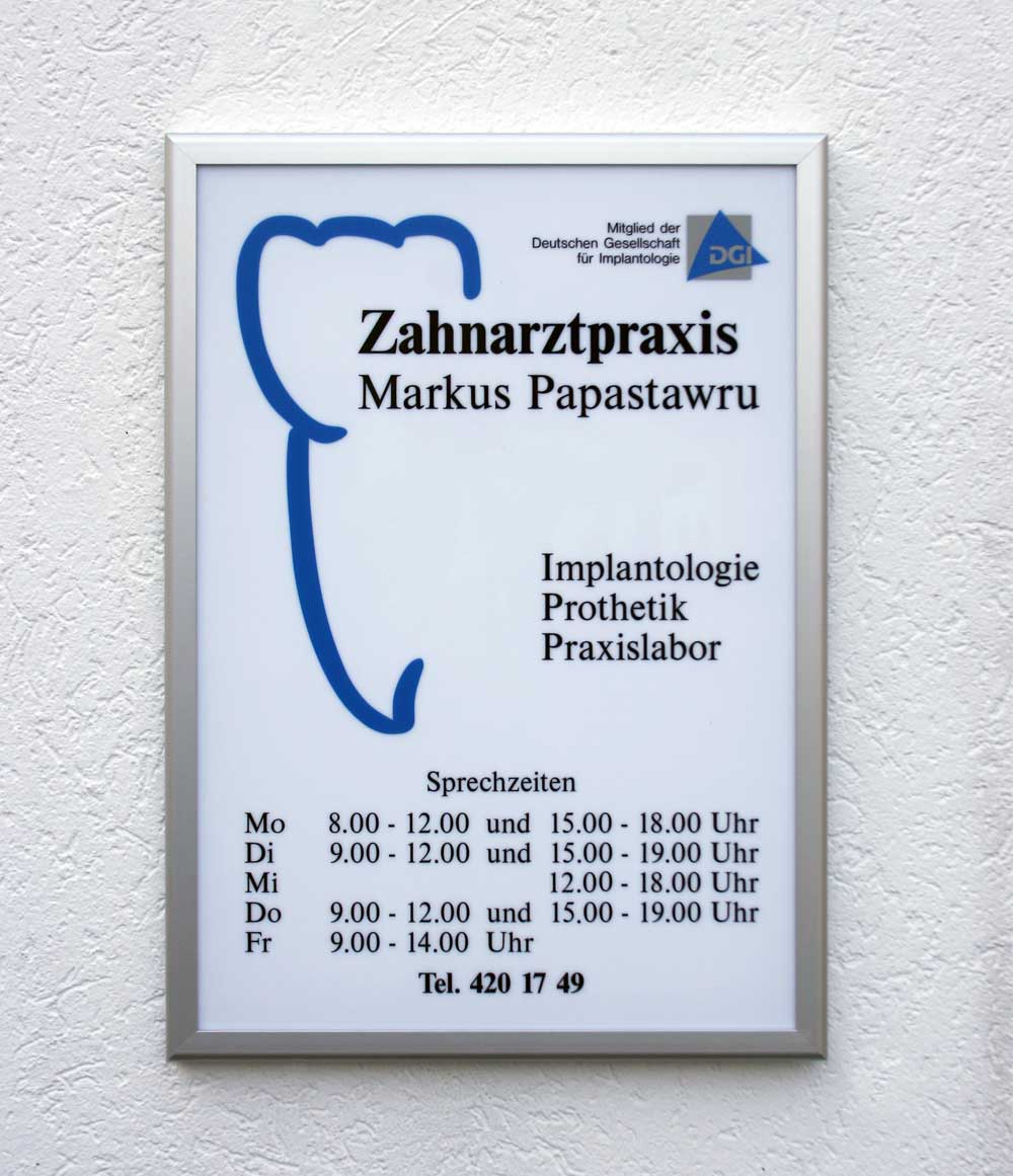 LED-beleuchtetes Schild - 50 x 70 cm