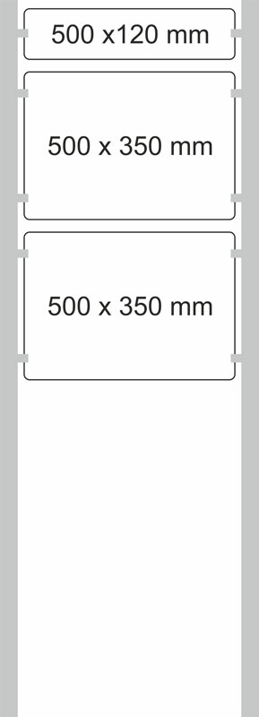 Edelstahl-Schildständer - Typ HGH-PWS-5035