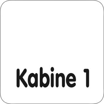 Typ Delta 125x125 mm - Kabine 1
