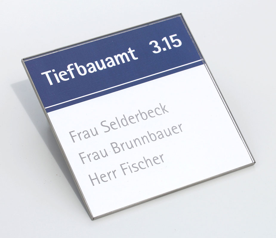 Türschild RIO - 149,5 x 107 mm A6 (hoch oder quer)