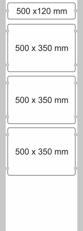 Edelstahl-Schildständer - Typ HGH-PWS-5035