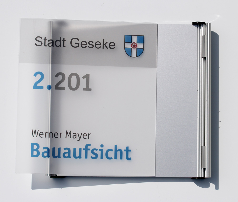 Türschilder Unitex-G - 226 x 297 mm (BxH) A4 hoch