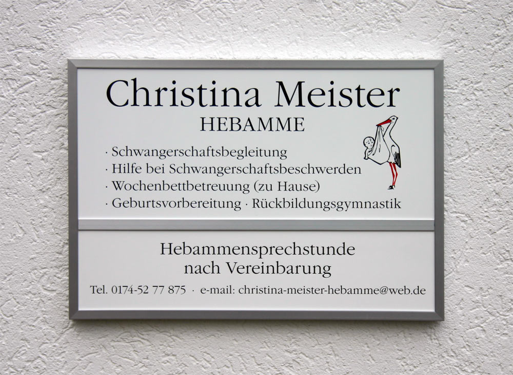 Alu-Wechselrahmen Typ Theta- - Rahmen silber eloxiert-Einschiebeschilder weiß