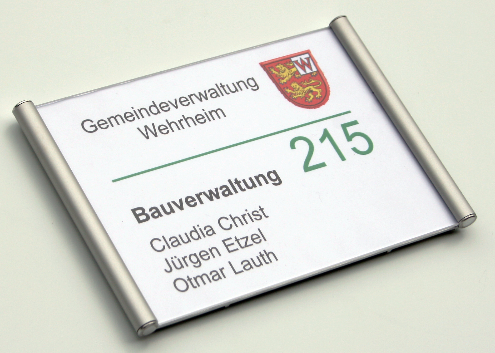 Türschild PLANO - 162 x 105 mm (BxH) A6 quer
