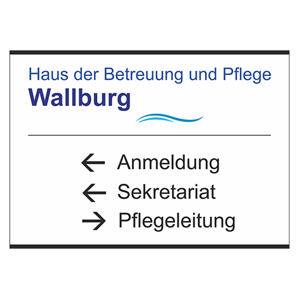 Türschild SlideFix Black - 420 x297 mm (BxH) A3 quer