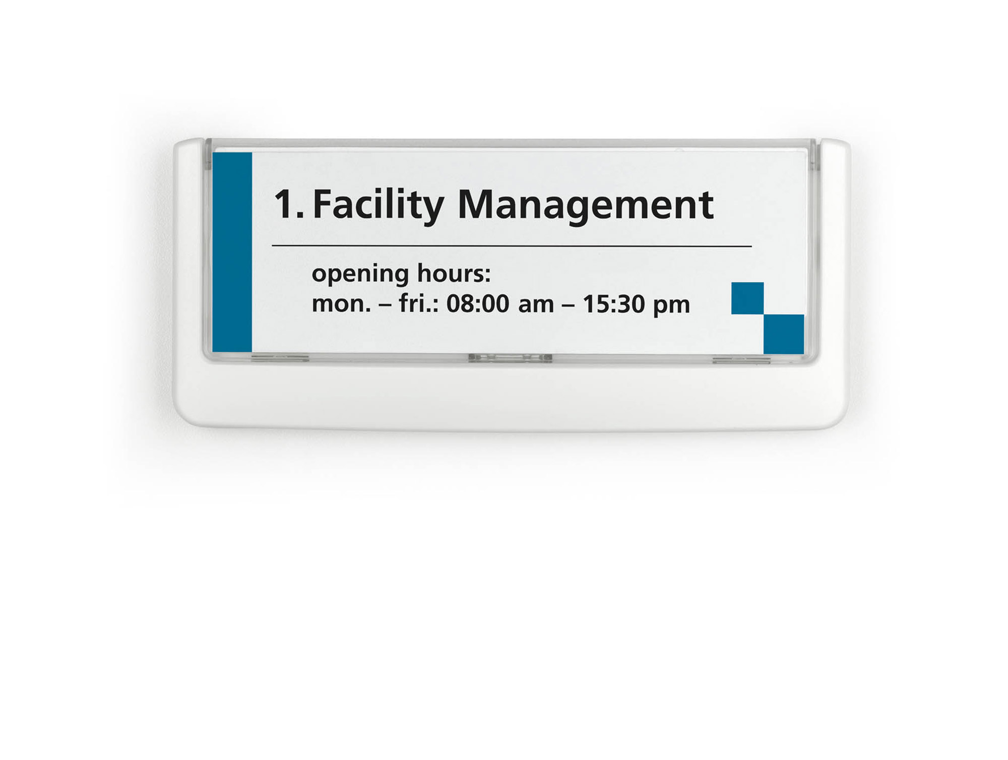 Türschild Click-Sign Durable - 149 x 52,5 mm