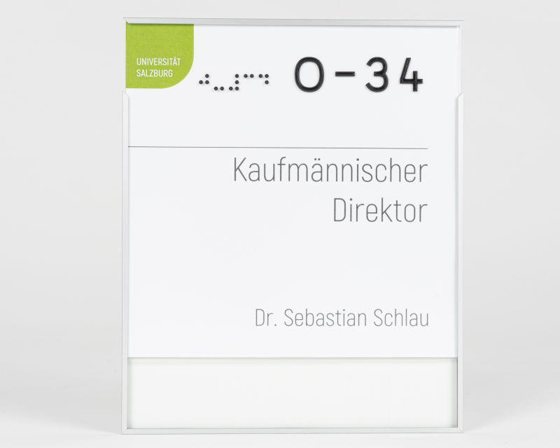Türschild FORMOeinschub-light farbig