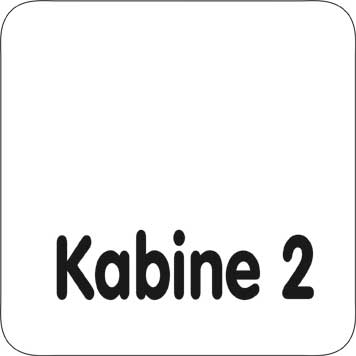 Typ Delta 125x125 mm - Kabine 2