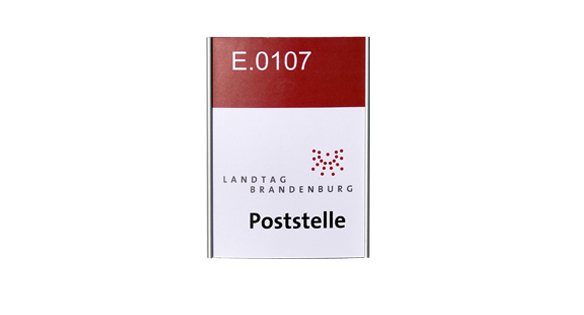Türschild CISclic - 110 x 148 mm (BxH) A6 hoch