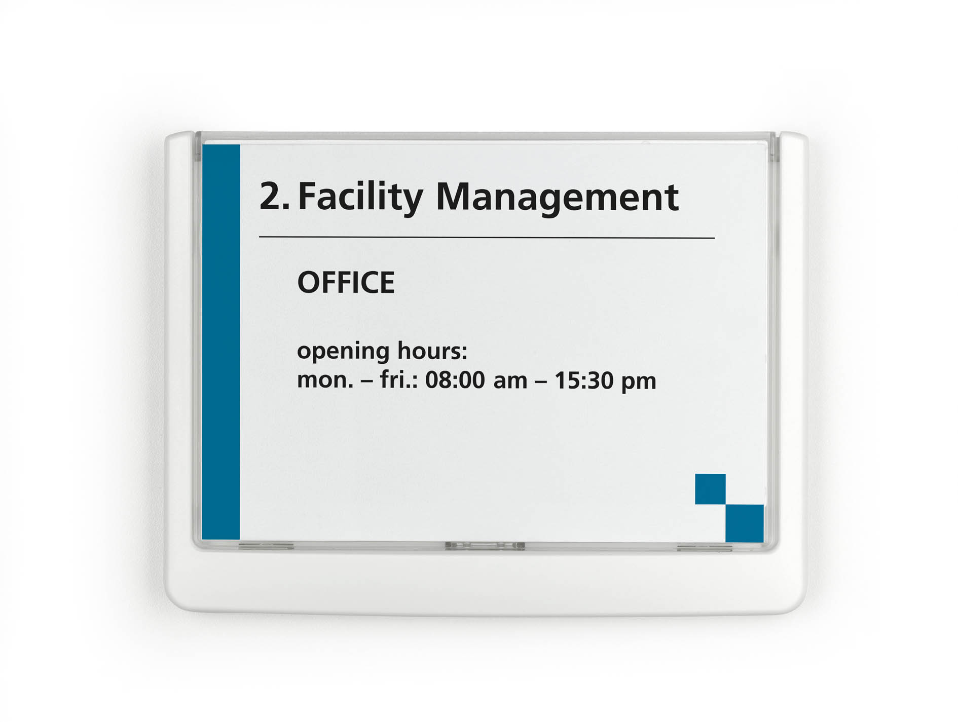Türschild Click-Sign Durable - 149 x 105,5 mm A6