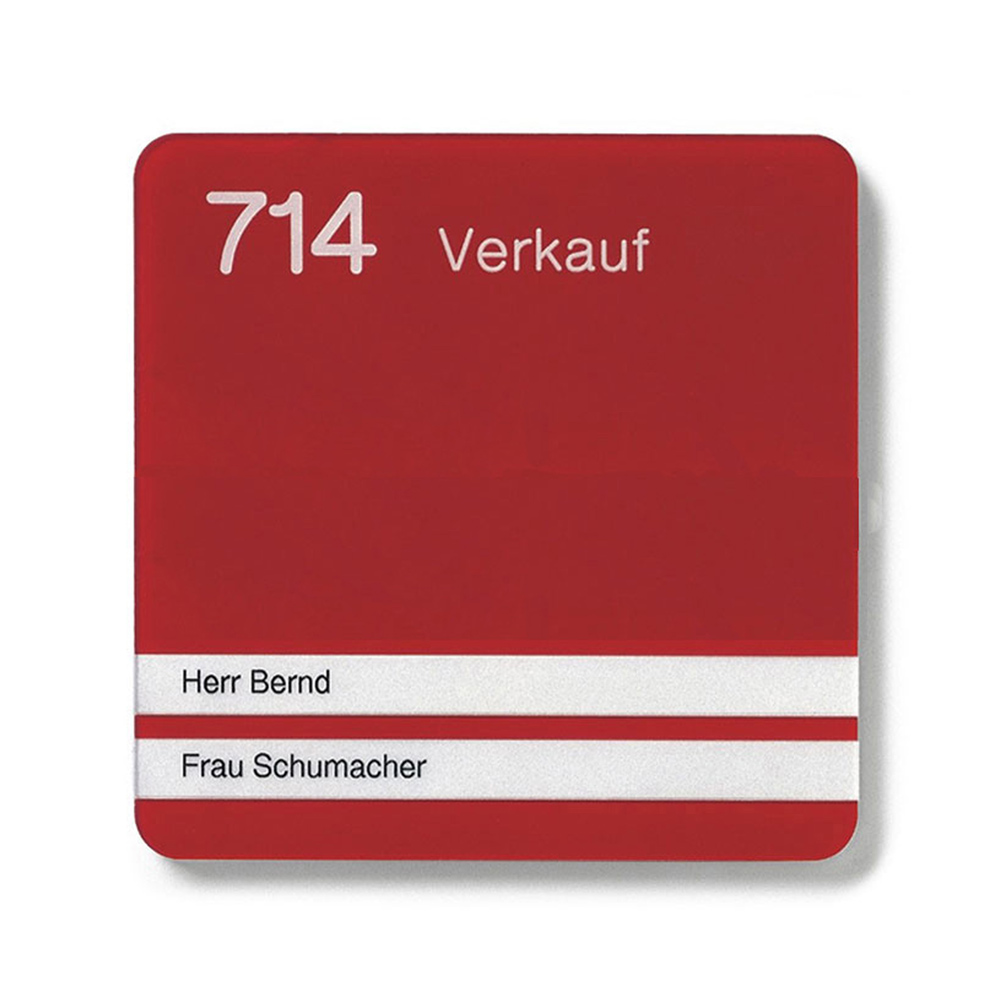 Türschild Unitex-BX-rund - 155 x 155 mm (BxH)
